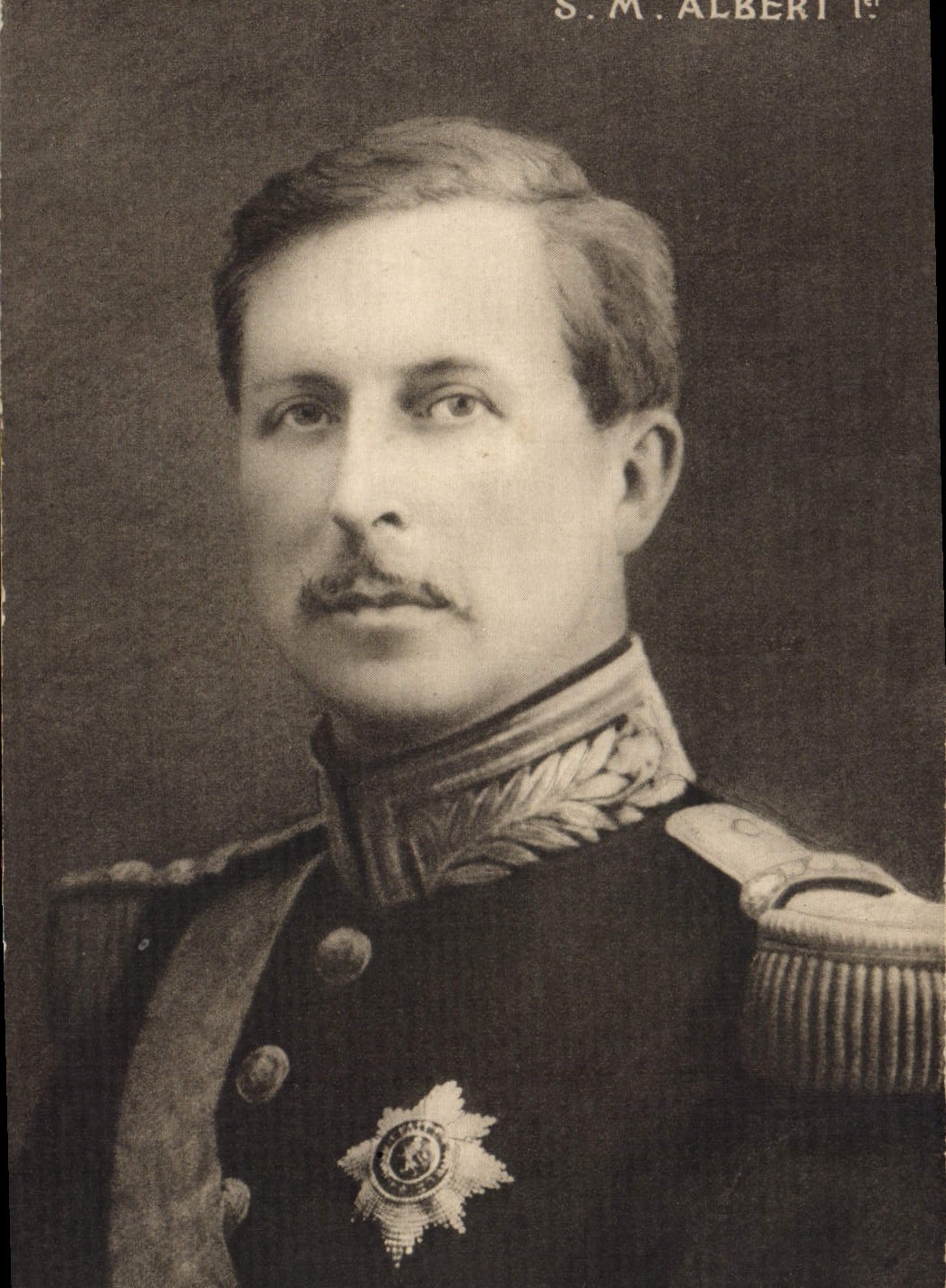 CPA Militaria SM Albert 1er 