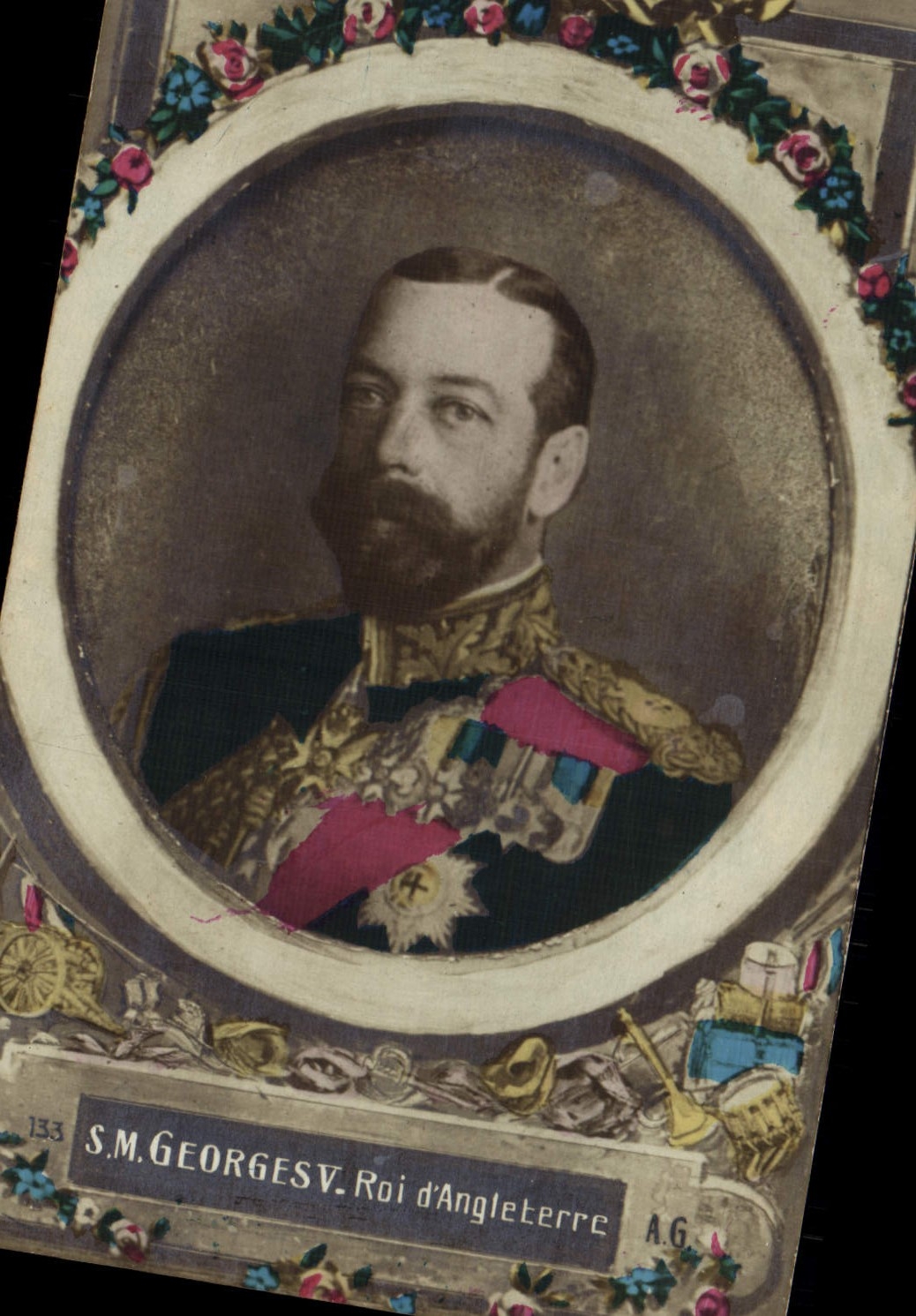 CPA Militaria SM Georges V Roi d'Angleterre 