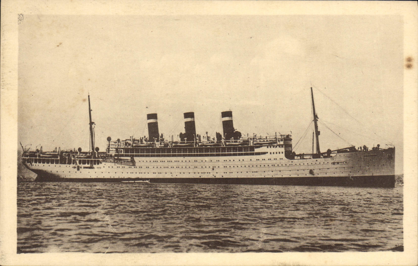 CPA Bateau Paquebot Cie Cyp Fabre SS Providence