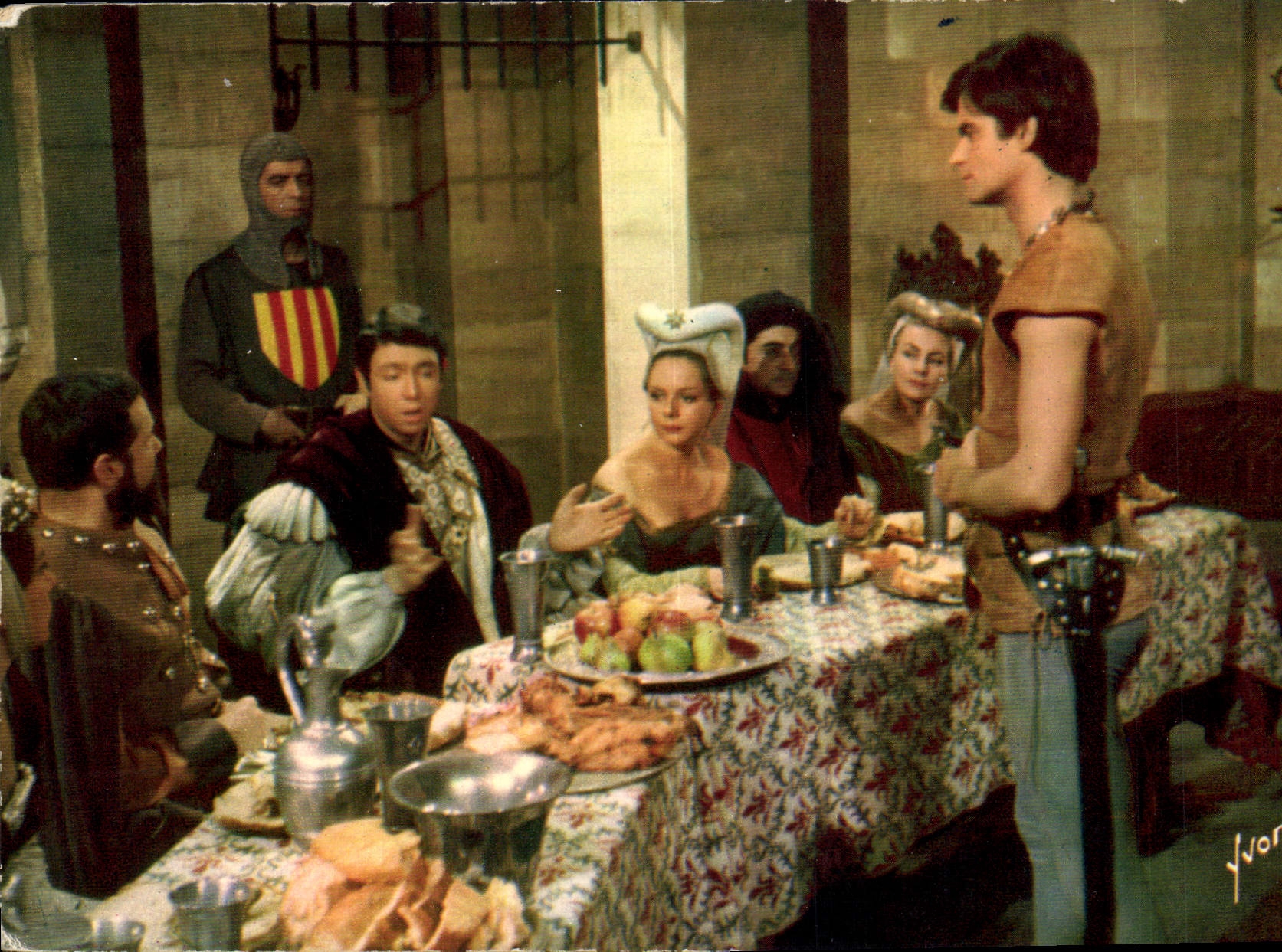 Postal Cine Thierry La Fronde Thierry se enfrenta a Charles lo Malo