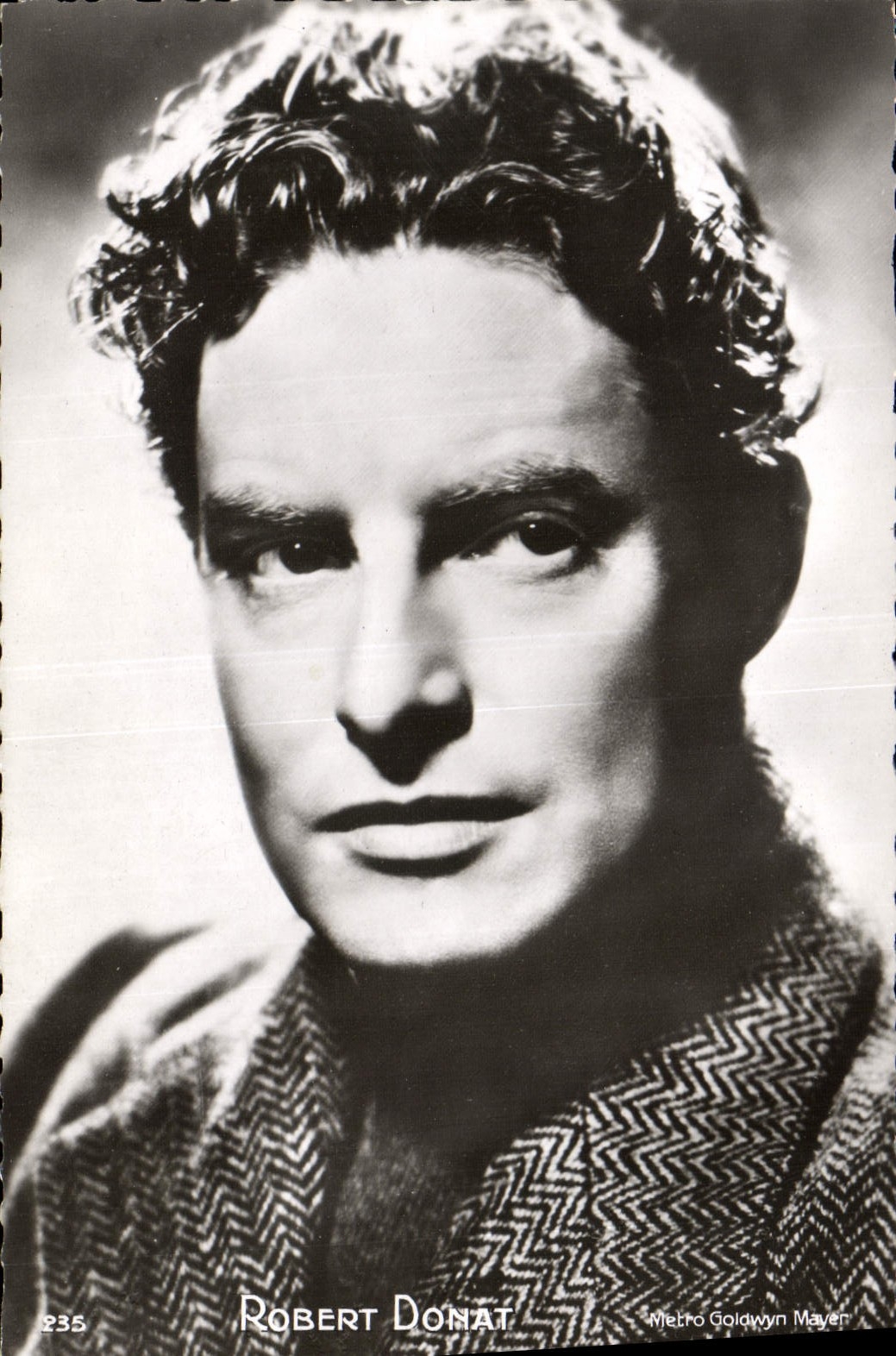 Postal Cine Robert Donat