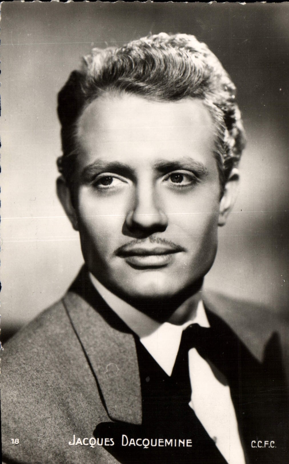 Postal Cine Jacques Dacquemine