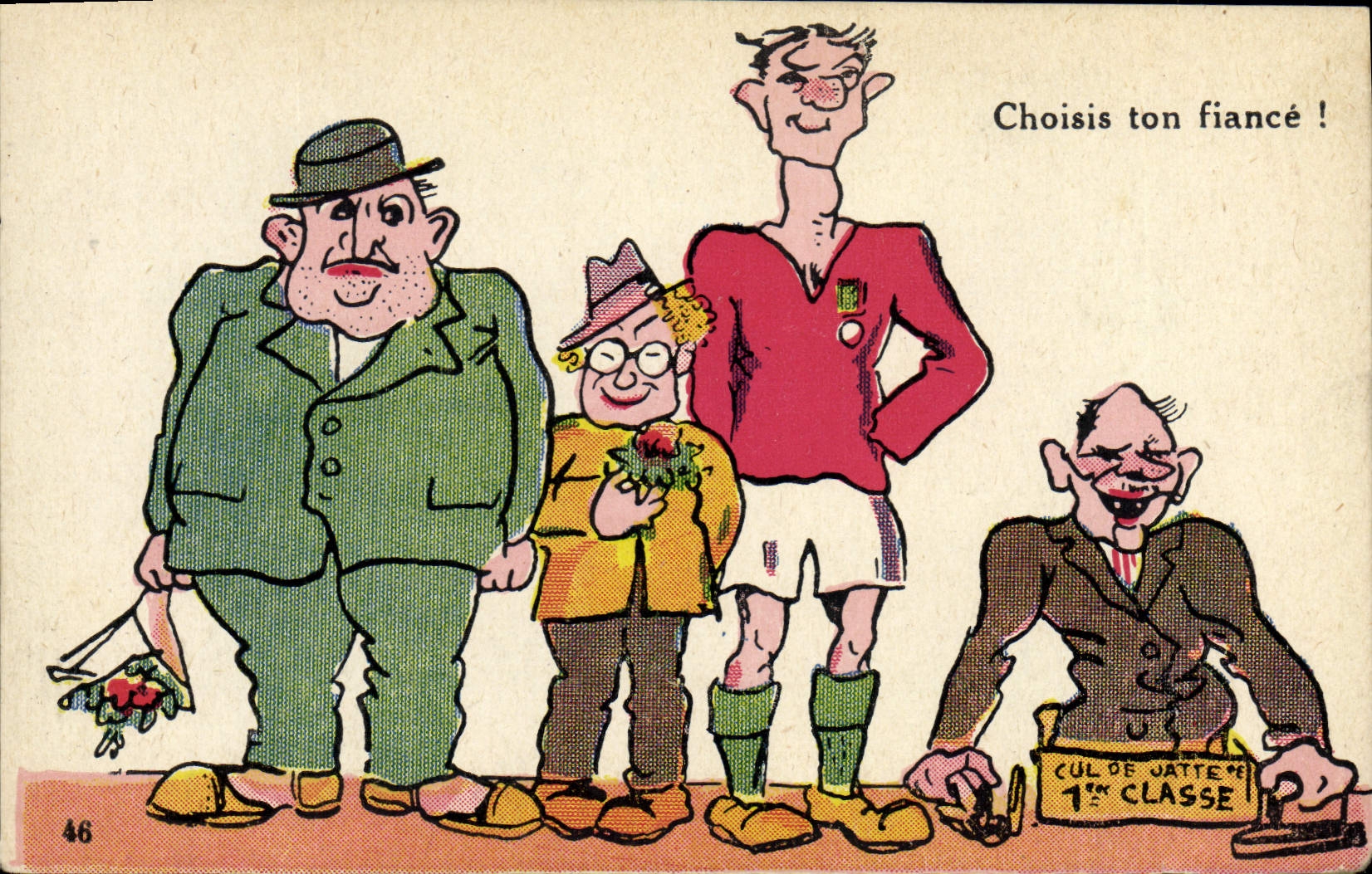 Selected Vintage Postcards Fantaisie Illustrator tone are engaged