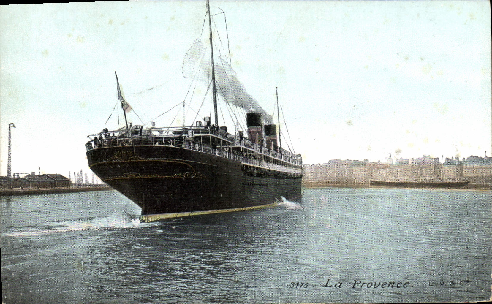 CPA Bateau Paquebot La Provence 