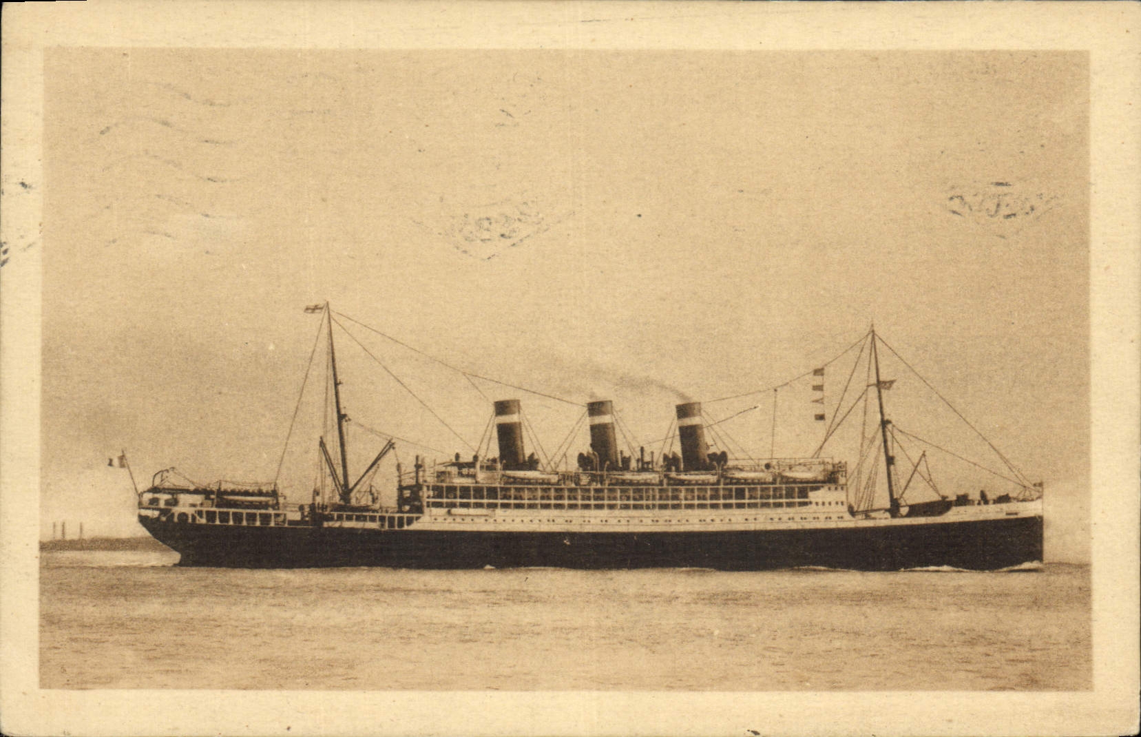 CPA Bateau Paquebot Patria Cyp Fabre 