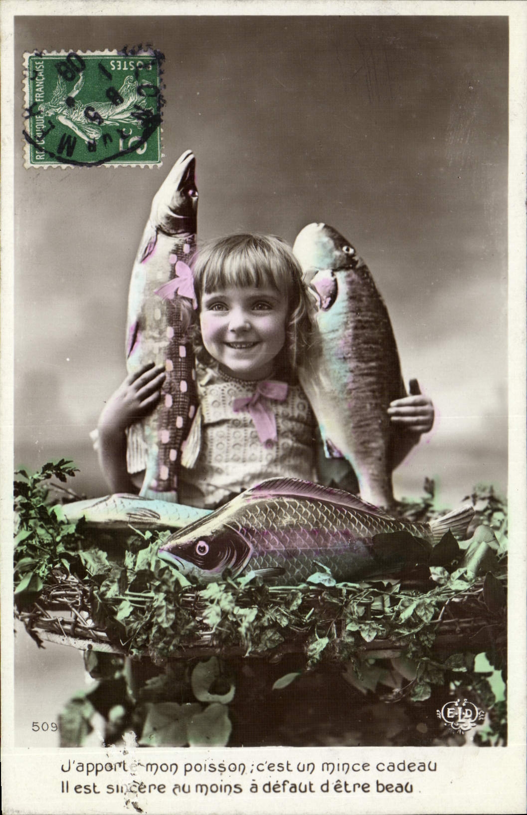 CPA Fantaisie Enfant 1er Avril 