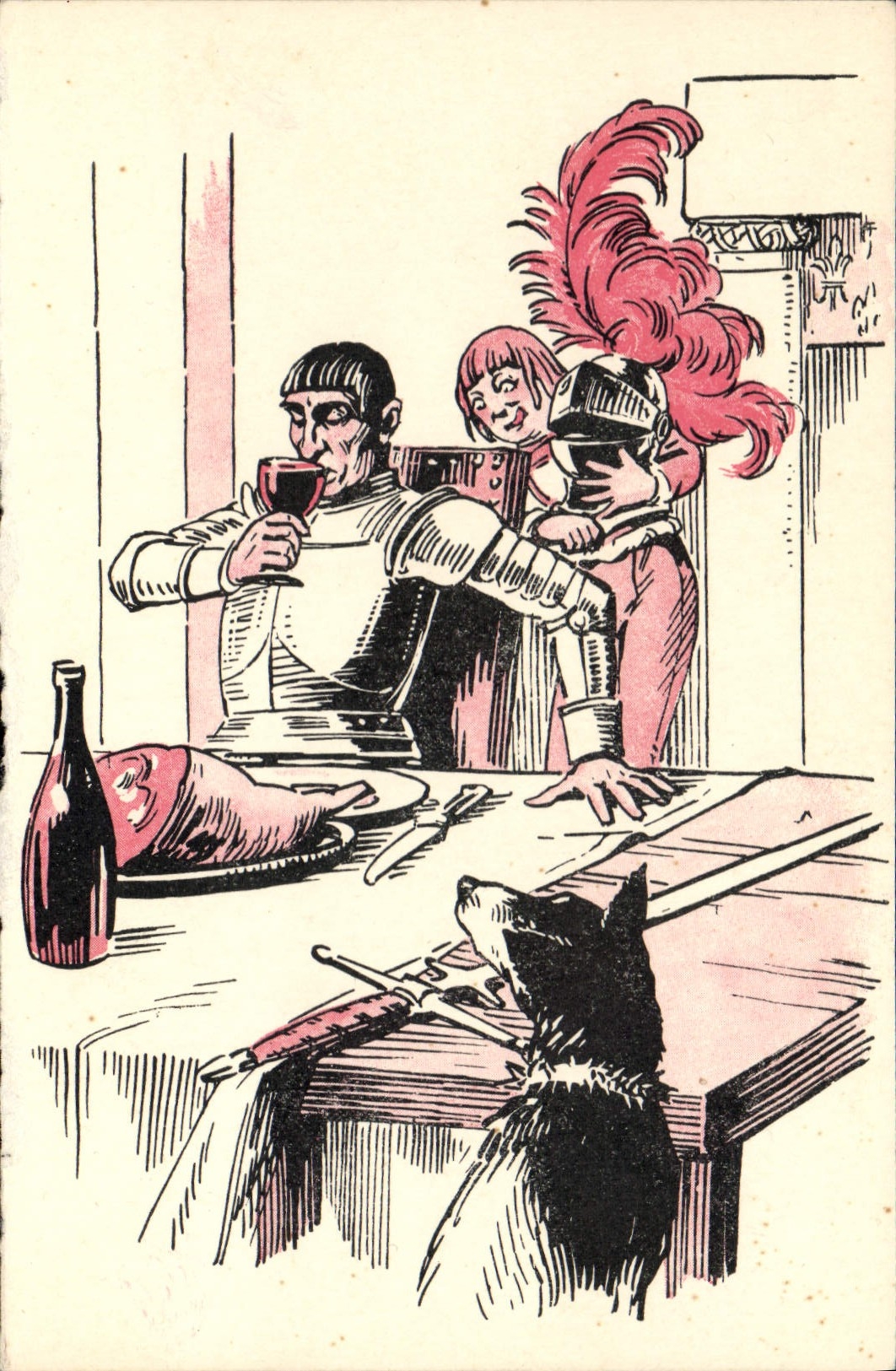 CPA Fantaisie Chevalier 