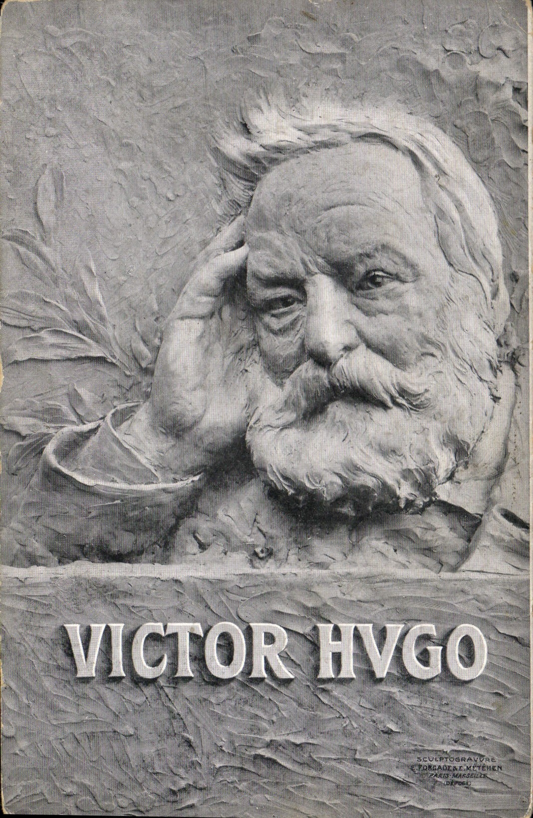 Vintage Postcard Victor Hugo Publicity Dyeing Cleaning industry of the Mediterranean Fraissinet Marseilles