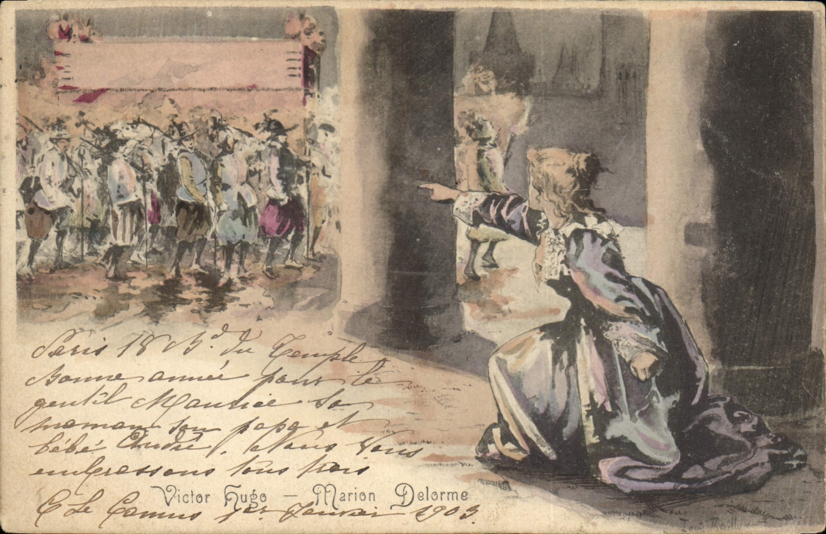 Postal Victor Hugo Marion Delorme