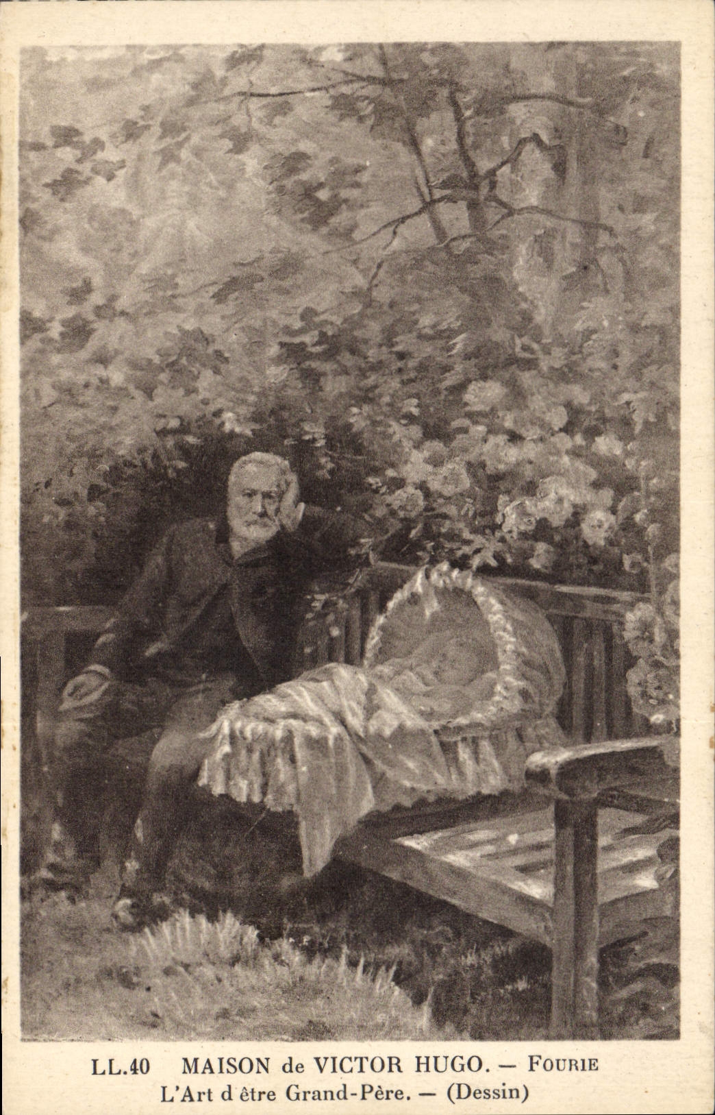 CPA Victor Hugo Fourie L'art d'etre grand pere 