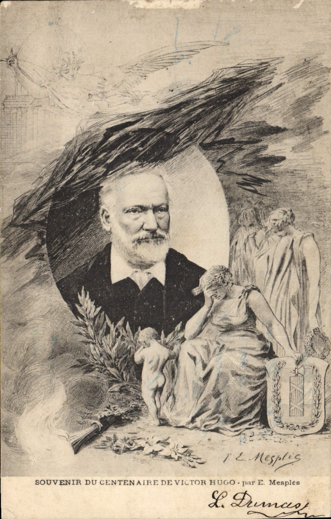 CPA Victor Hugo Centenaire 