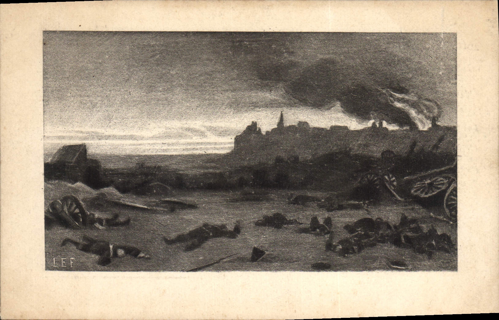 Vintage Postcard Victor Hugo 4 winds of the Spirit