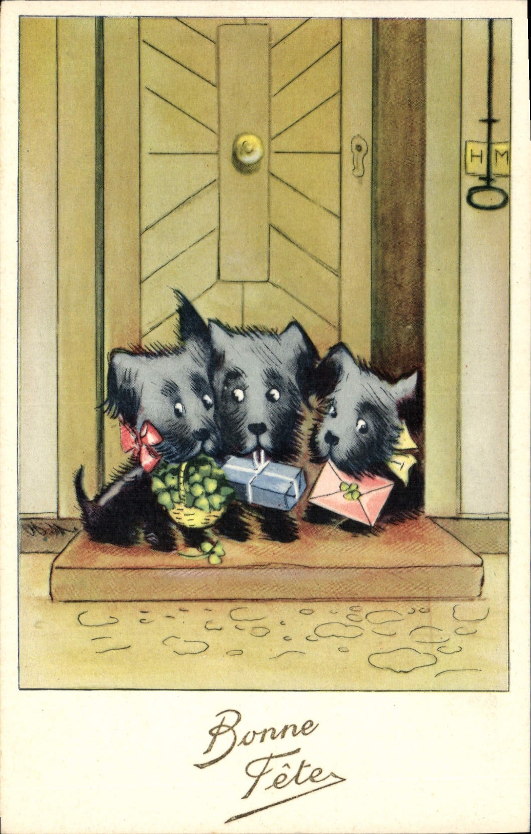 CPA Chiens Chien 