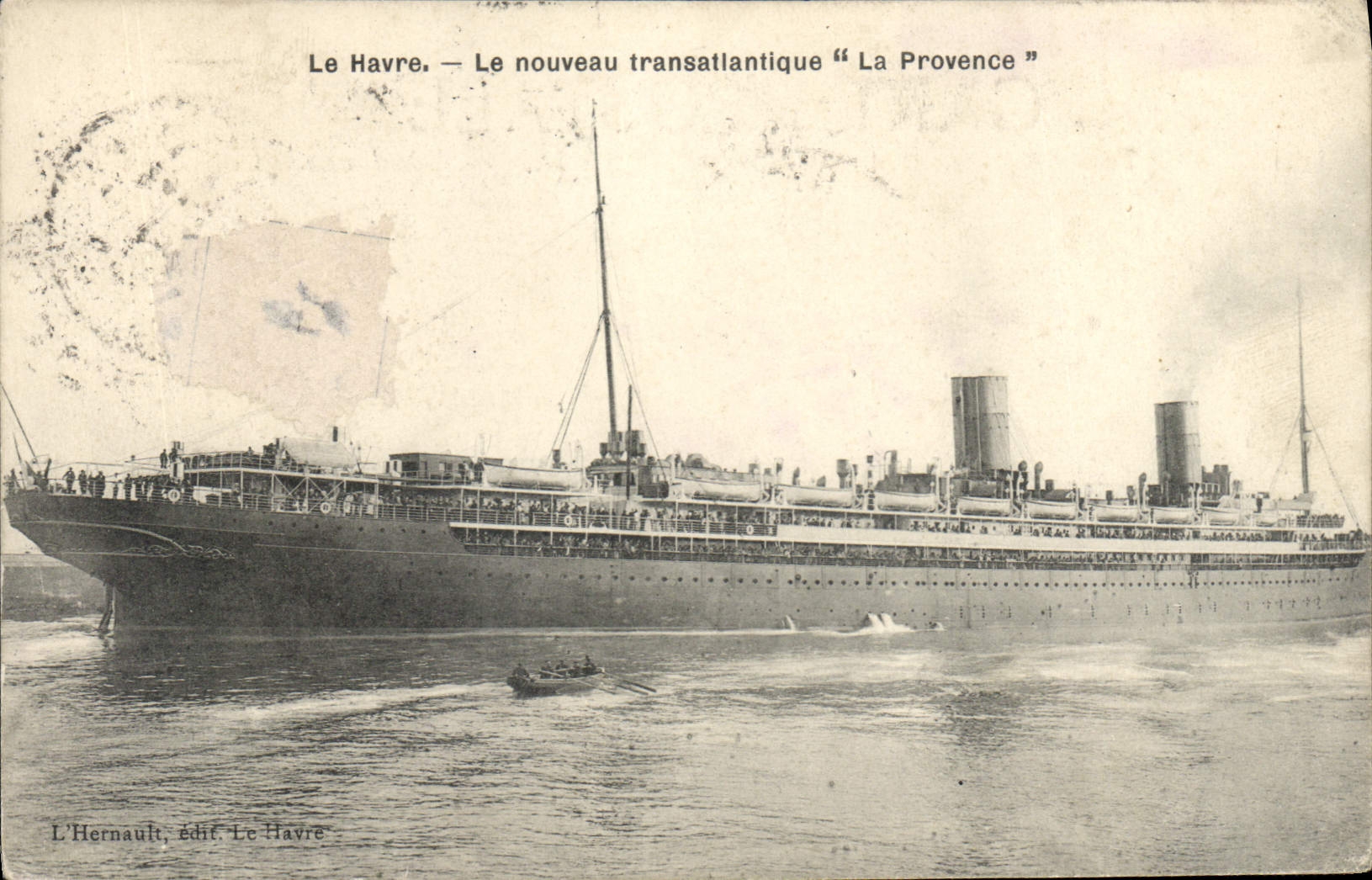 CPA Bateau Paquebot Le Havre La Provence