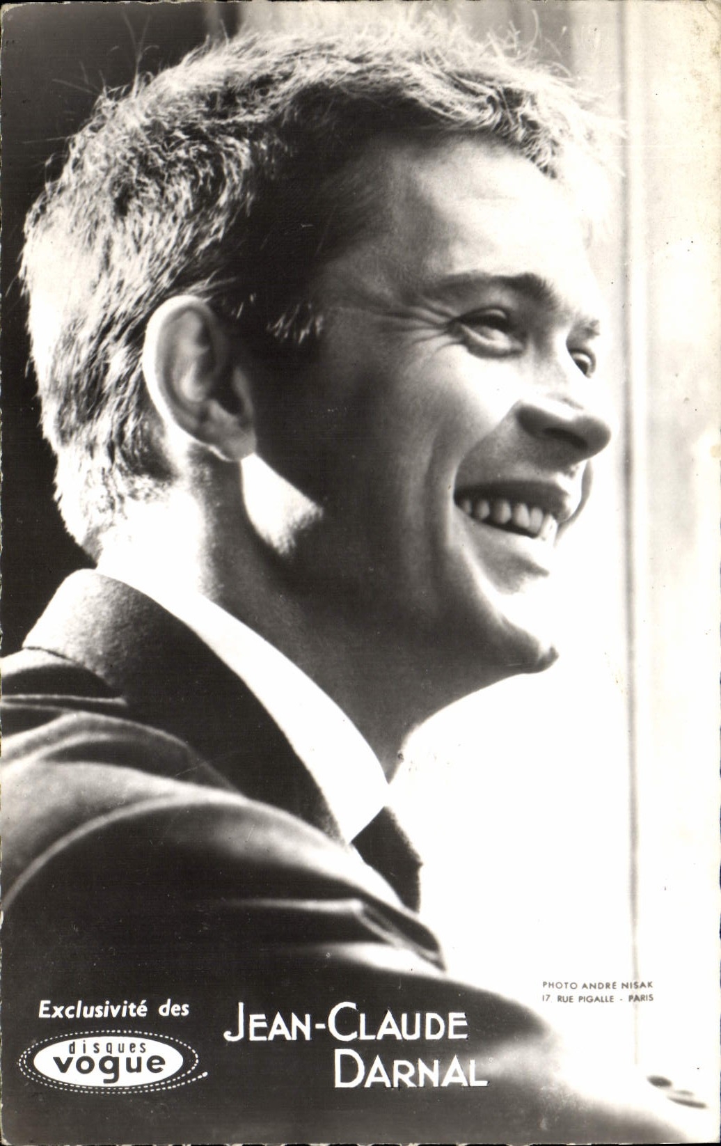 Postal Cine Jean Claude Darnal