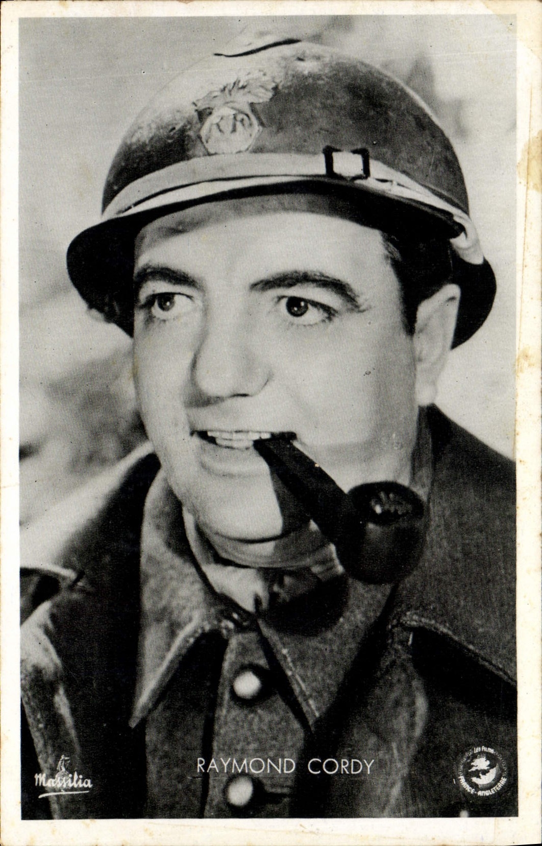 Postal Cine Raymond Cordy Tubo Tabaco