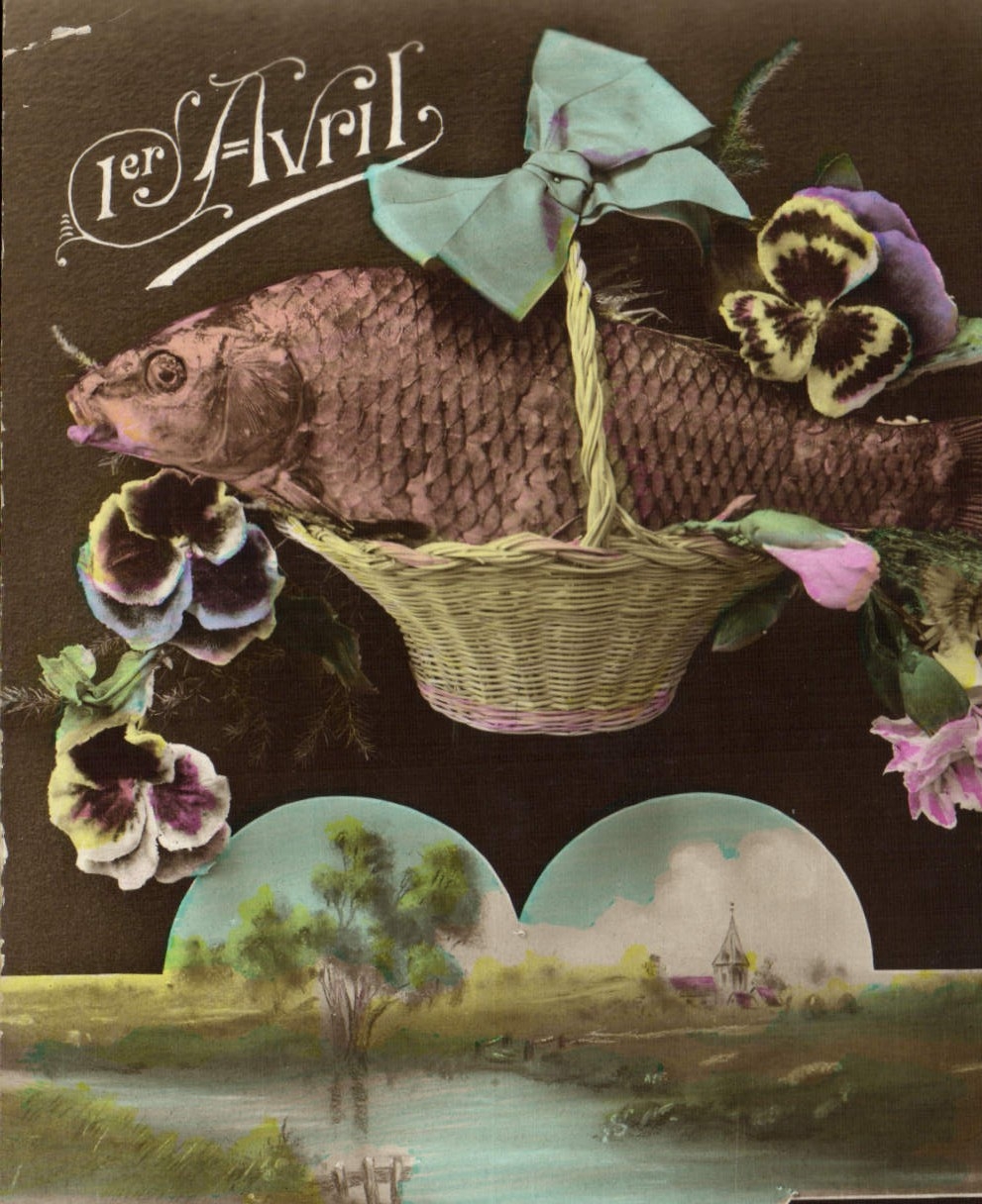 CPA Fantaisie Paques Poisson 