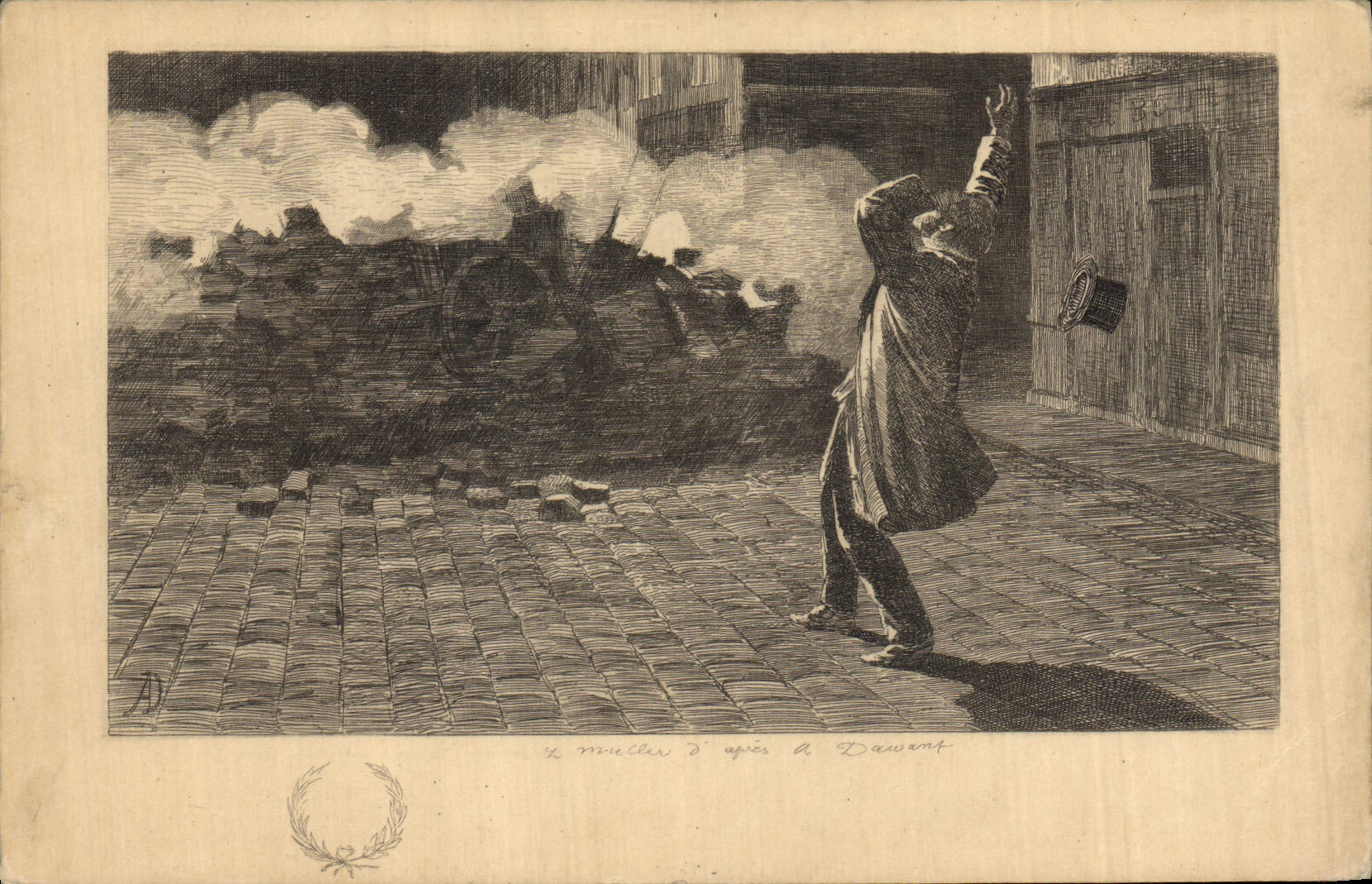 CPA Victor Hugo Histoire d'un crime 