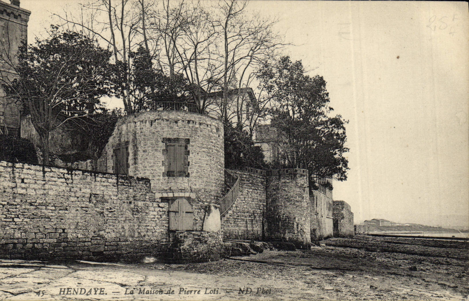 CPA Pierre Loti Hendaye Maison
