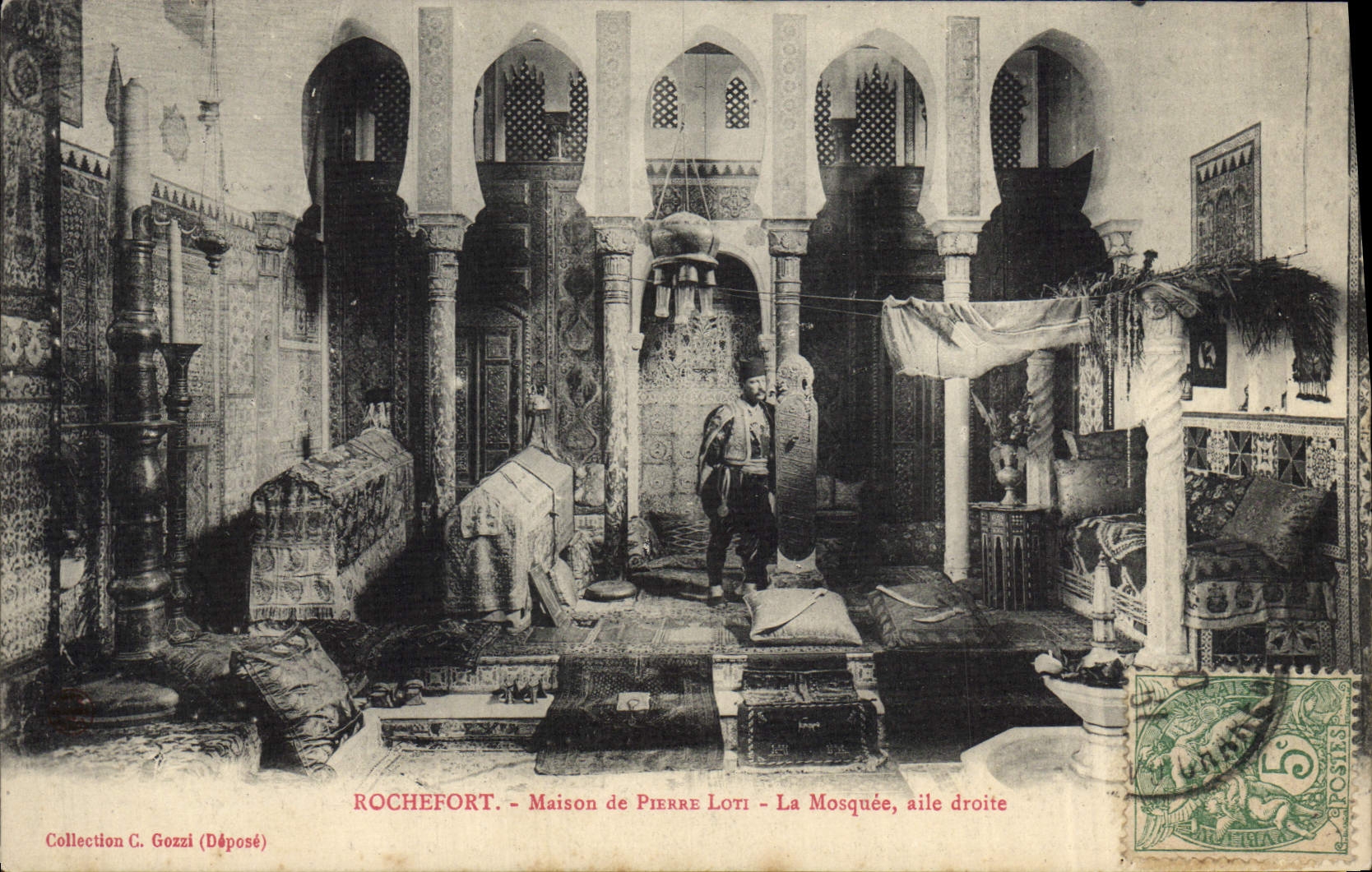 CPA Pierre Loti Rochefort Maison La mosquee aile droite