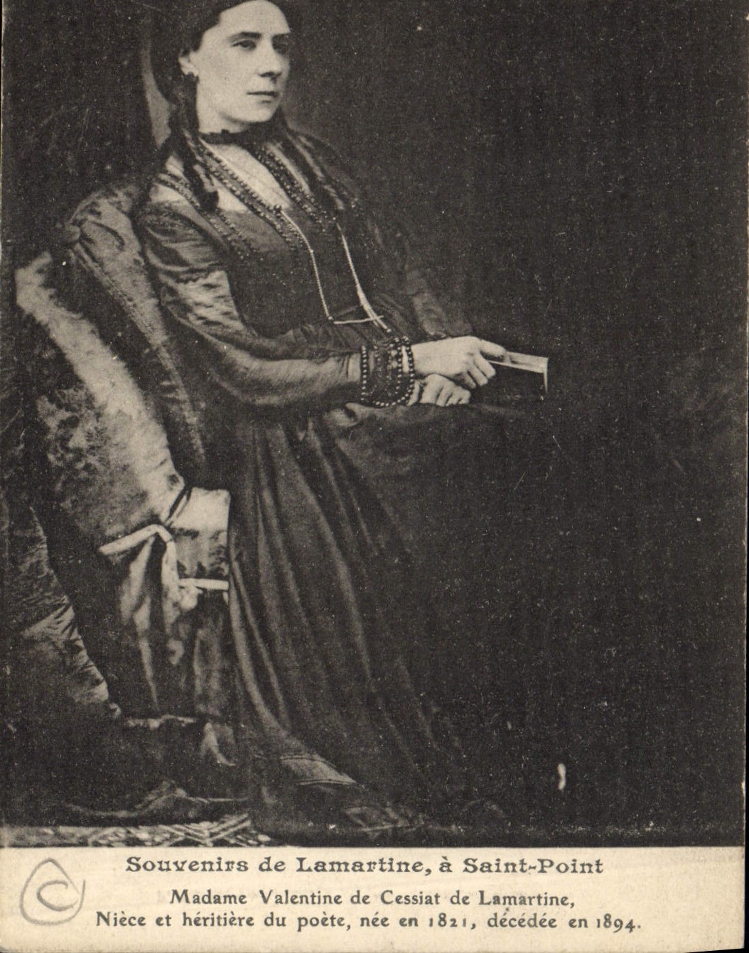 CPA Lamartine Saint Point Madame Valentine de Cessiat 