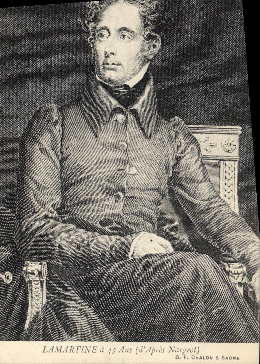 Vintage Postcard Lamartine is 45 years old Nargeot