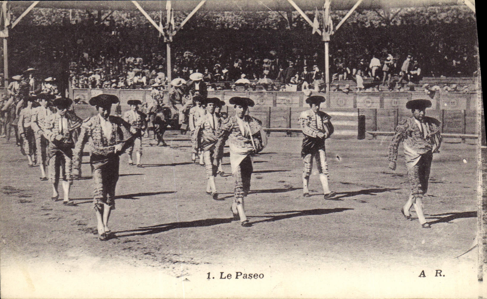 CPA Corrida Course de taureaux Le paseo 