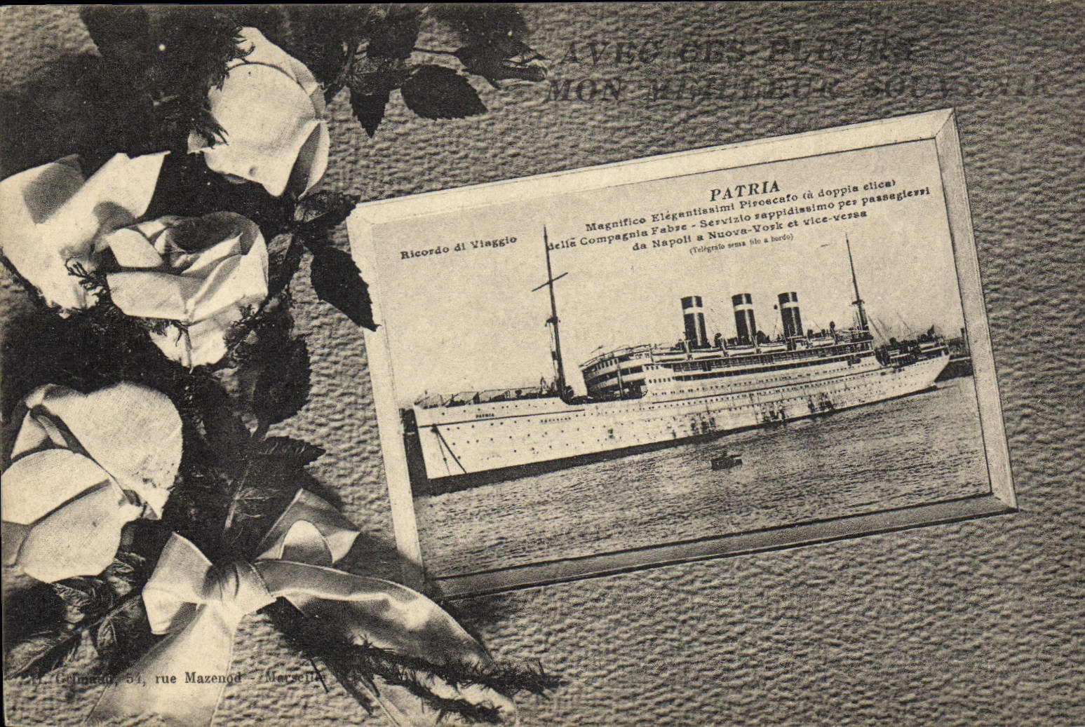 CPA Bateau Paquebot Patria 