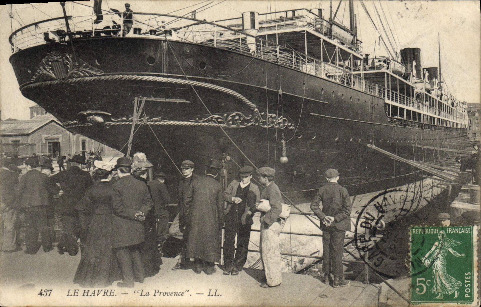 CPA Bateau Paquebot Le Havre La Provence