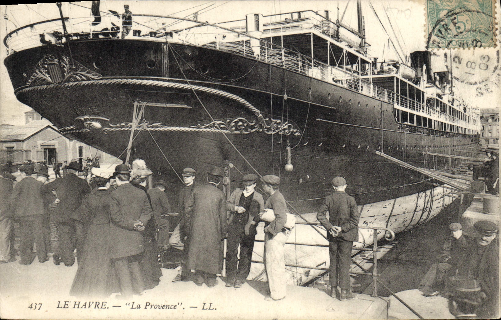 CPA Bateau Paquebot Le Havre La Provence