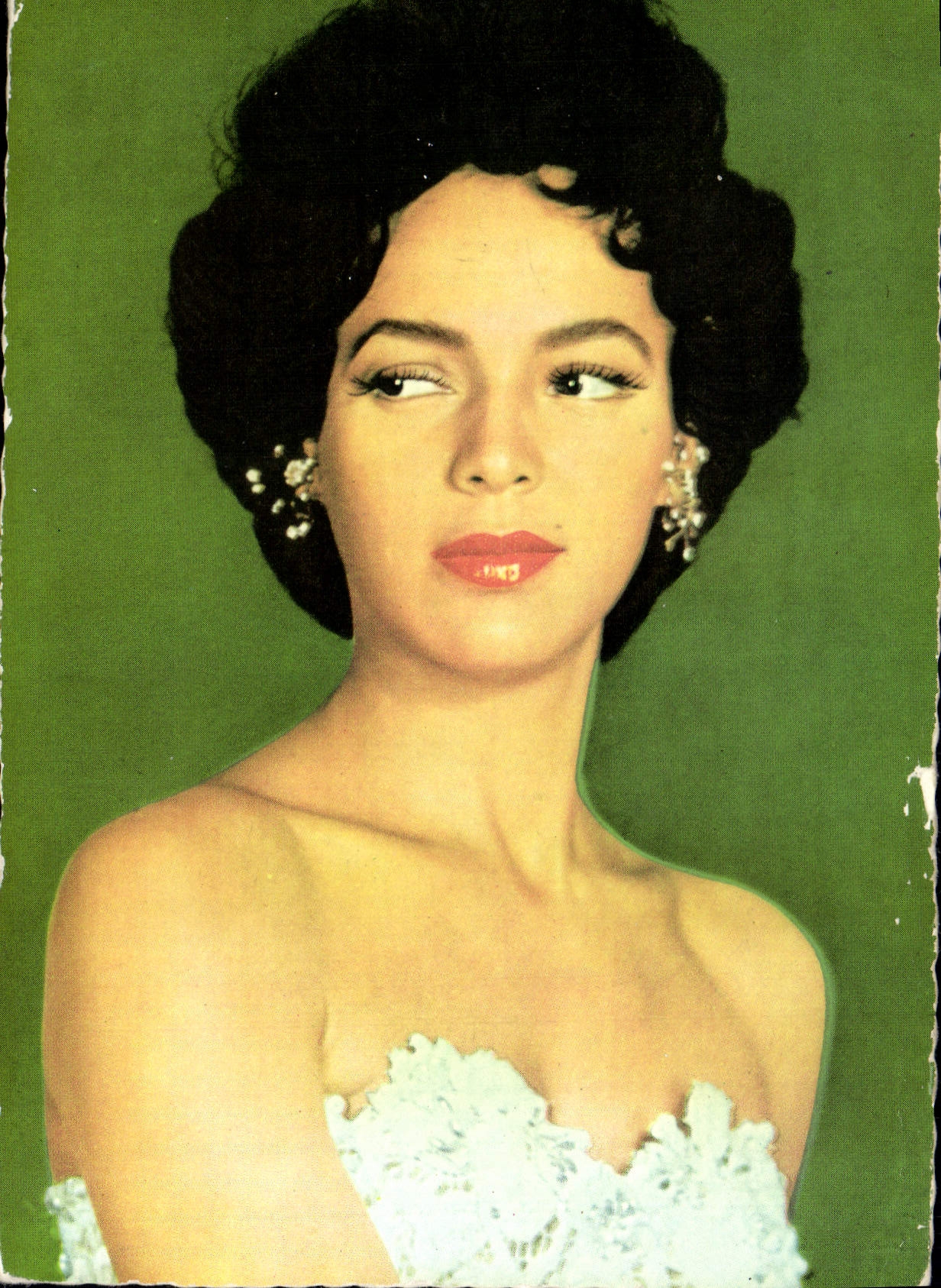 Postal Cine Dorothy Dandridge en una isla al sol