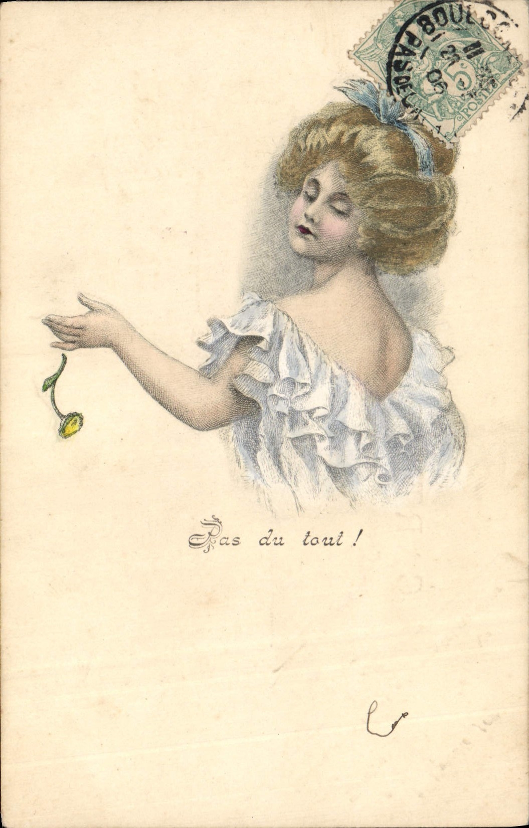 Vintage Postcard Fantasy Child At all