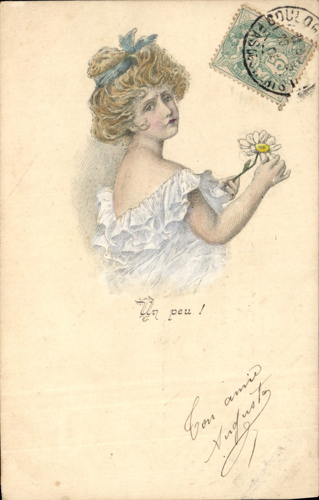 CPA Fantaisie Enfant Un peu 