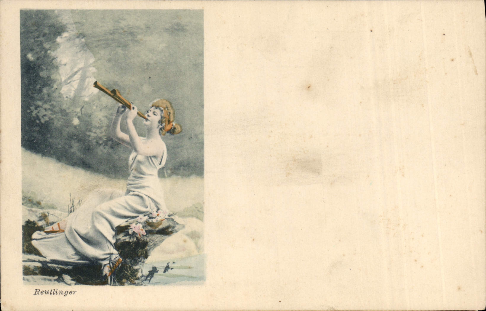 Vintage Postcard Fantasy Reutlinger Woman