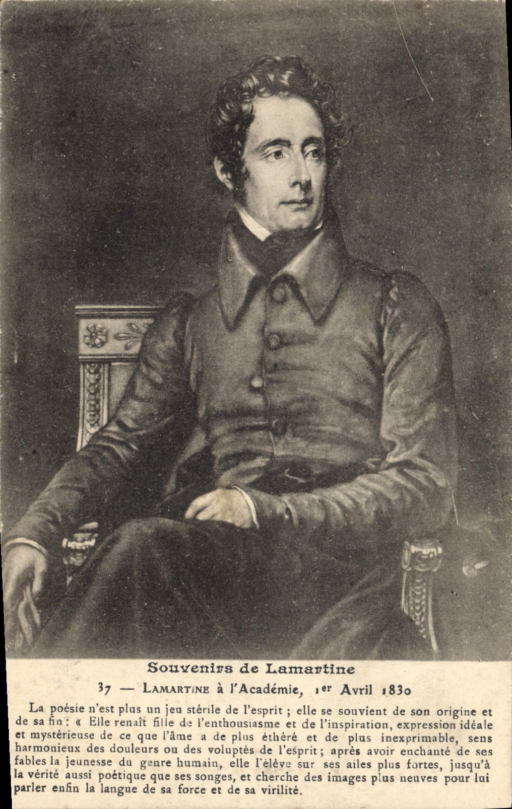 CPA Lamartine a l'Academie 