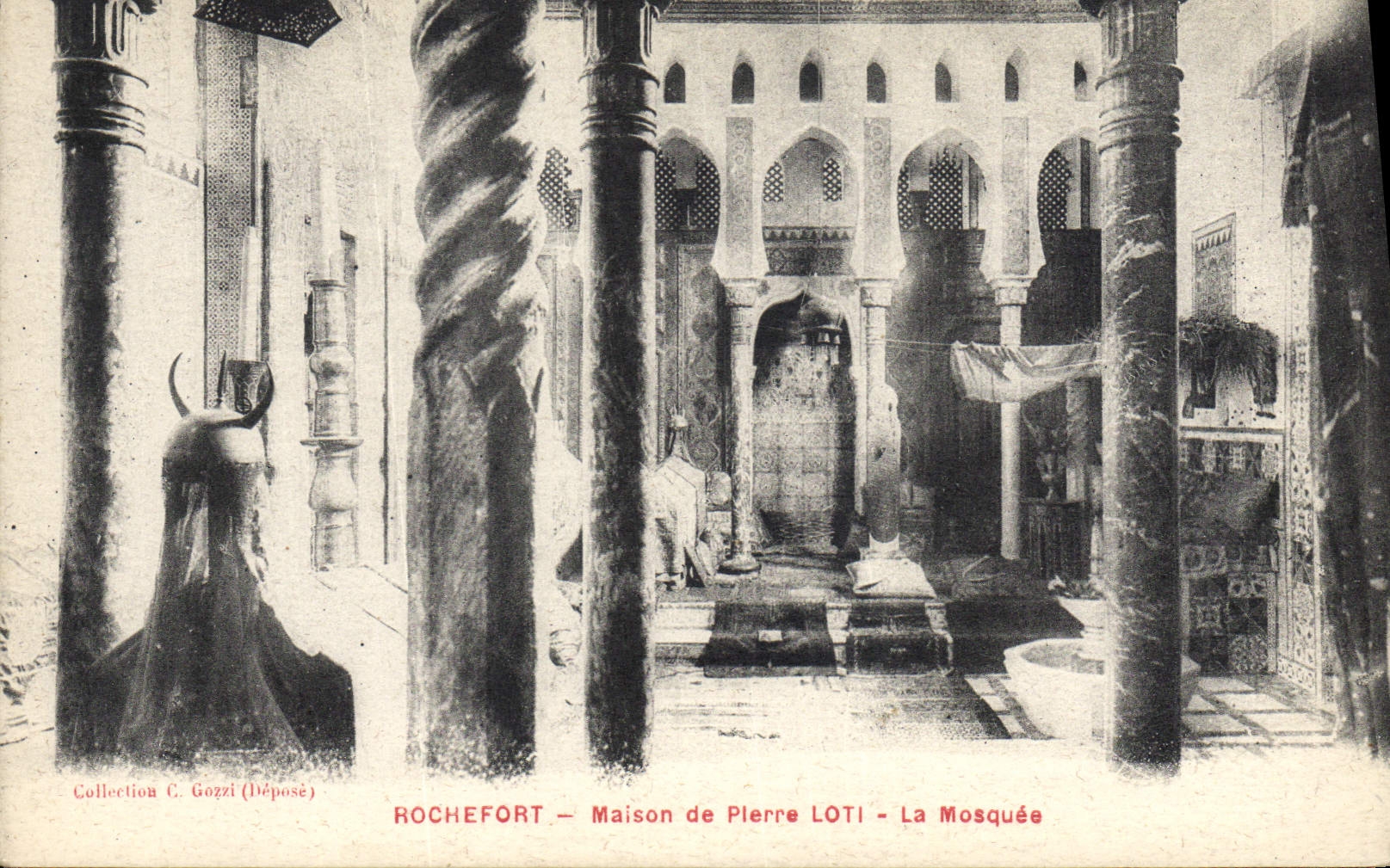 Postal Rochefort Casa de Pierre Parcelar la mezquita