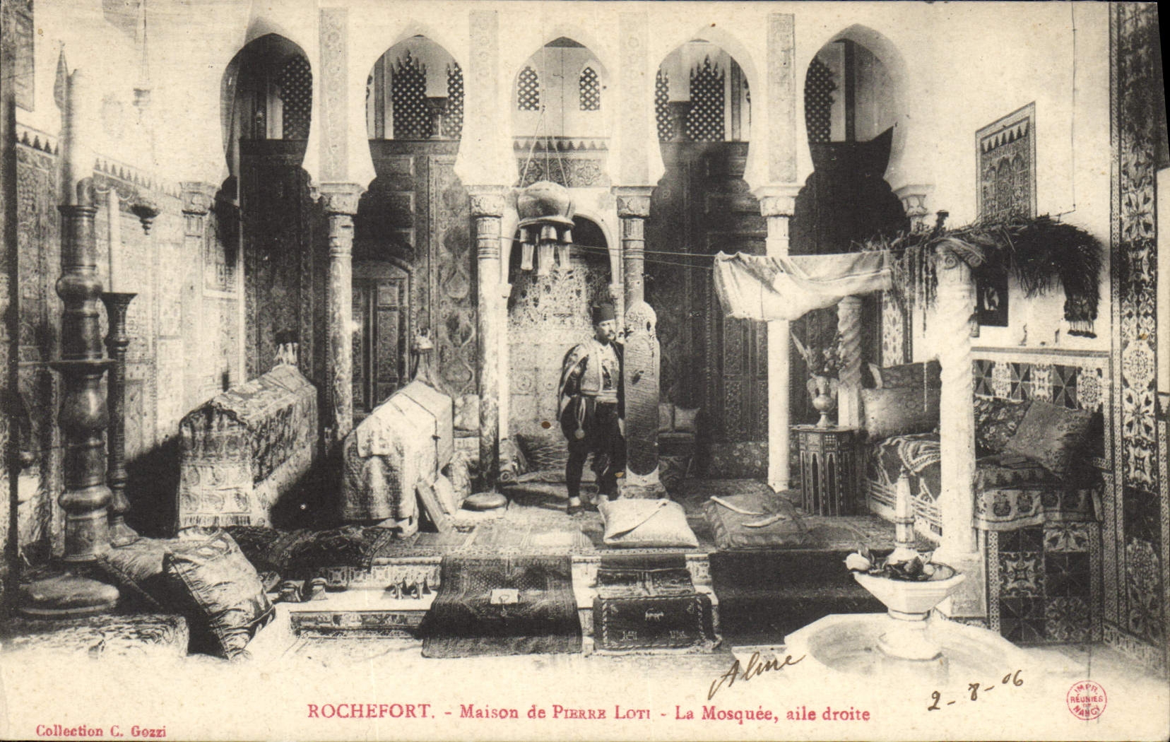 CPA Rochefort Maison de Pierre Loti La mosquee aile droite 