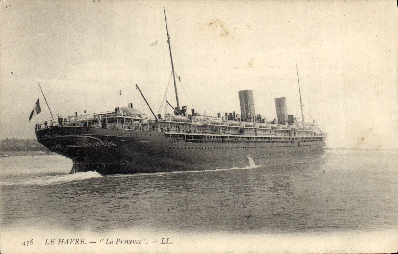 CPA Bateau Paquebot Le Havre La Provence