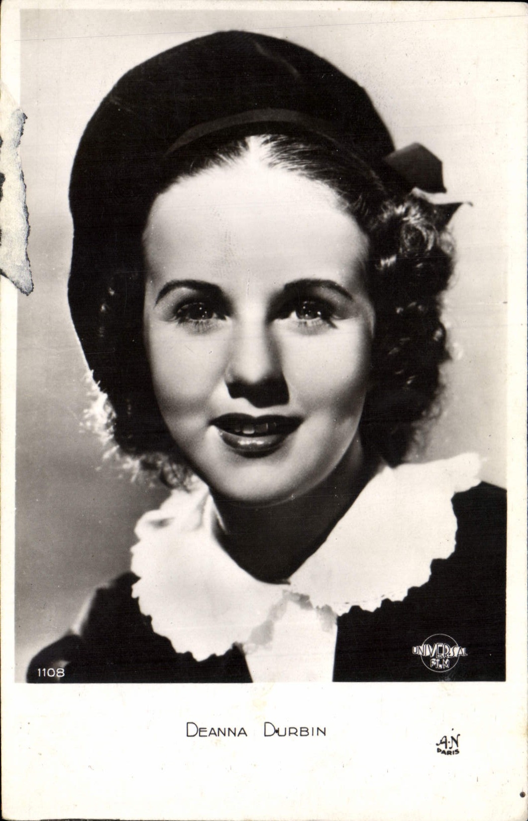 Modern Postcard Cinema Deanna Durbin