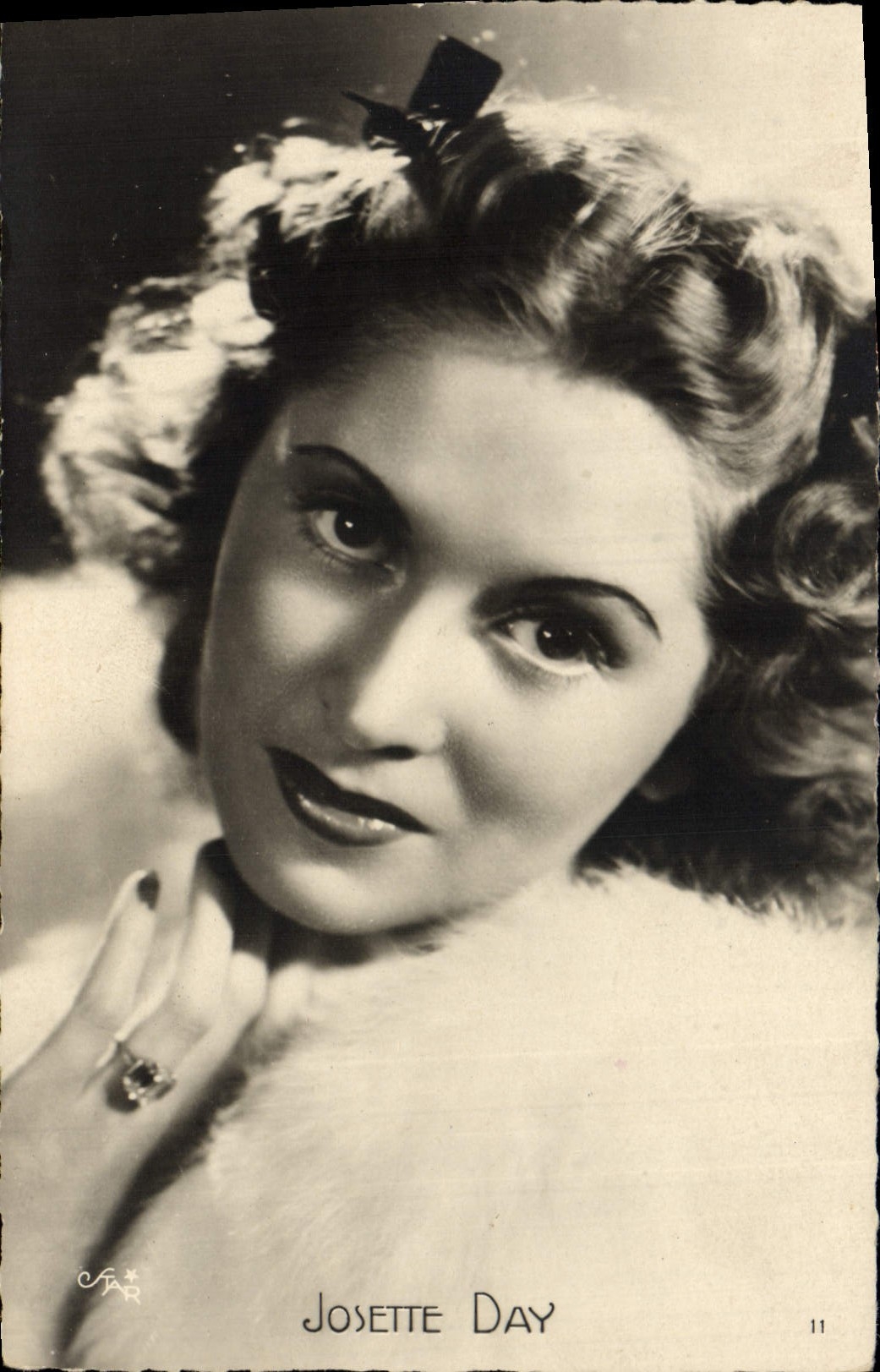 Modern Postcard Cinema Josette Day