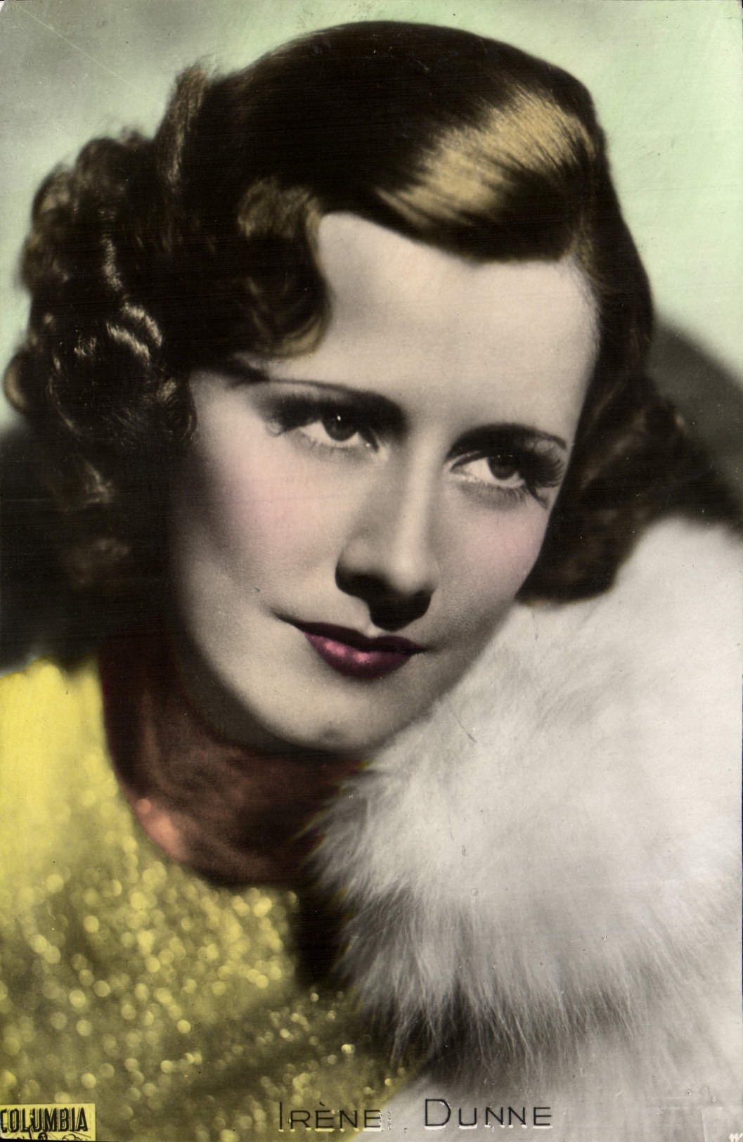Postal Cine Irene Dunne