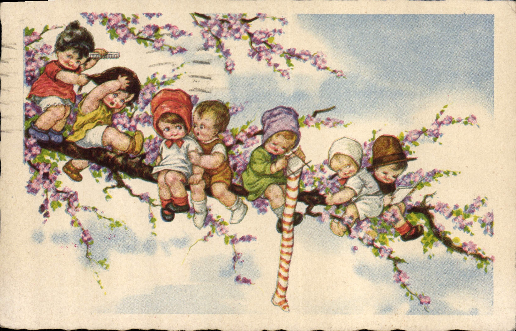 CPA Fantaisie Illustrateur Enfants