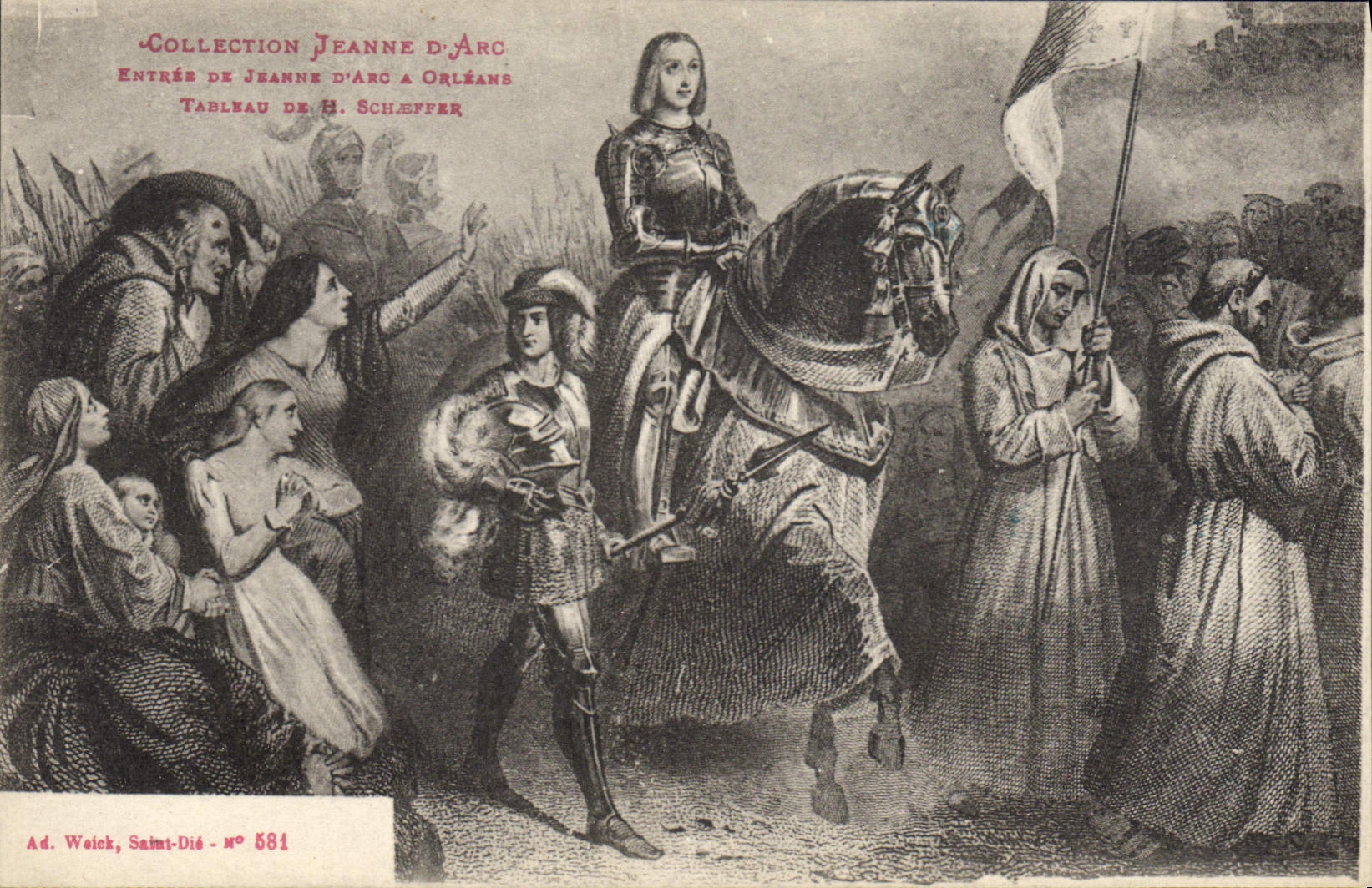 CPA Jeanne d'Arc Entree a Orleans Schaefer