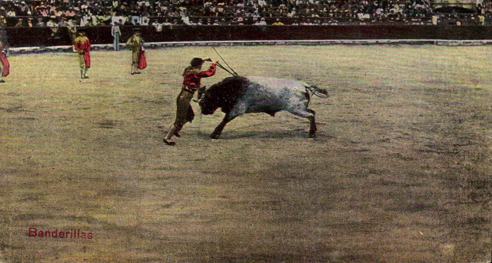 CPA Corrida Course de taureaux Banderillas