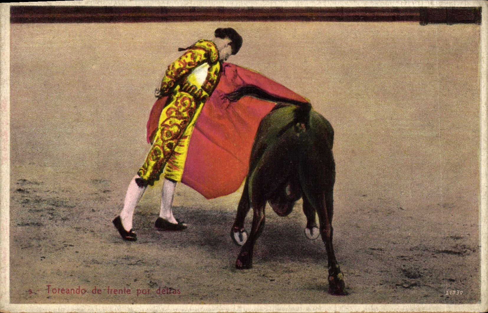 CPA Corrida Course de taureaux 