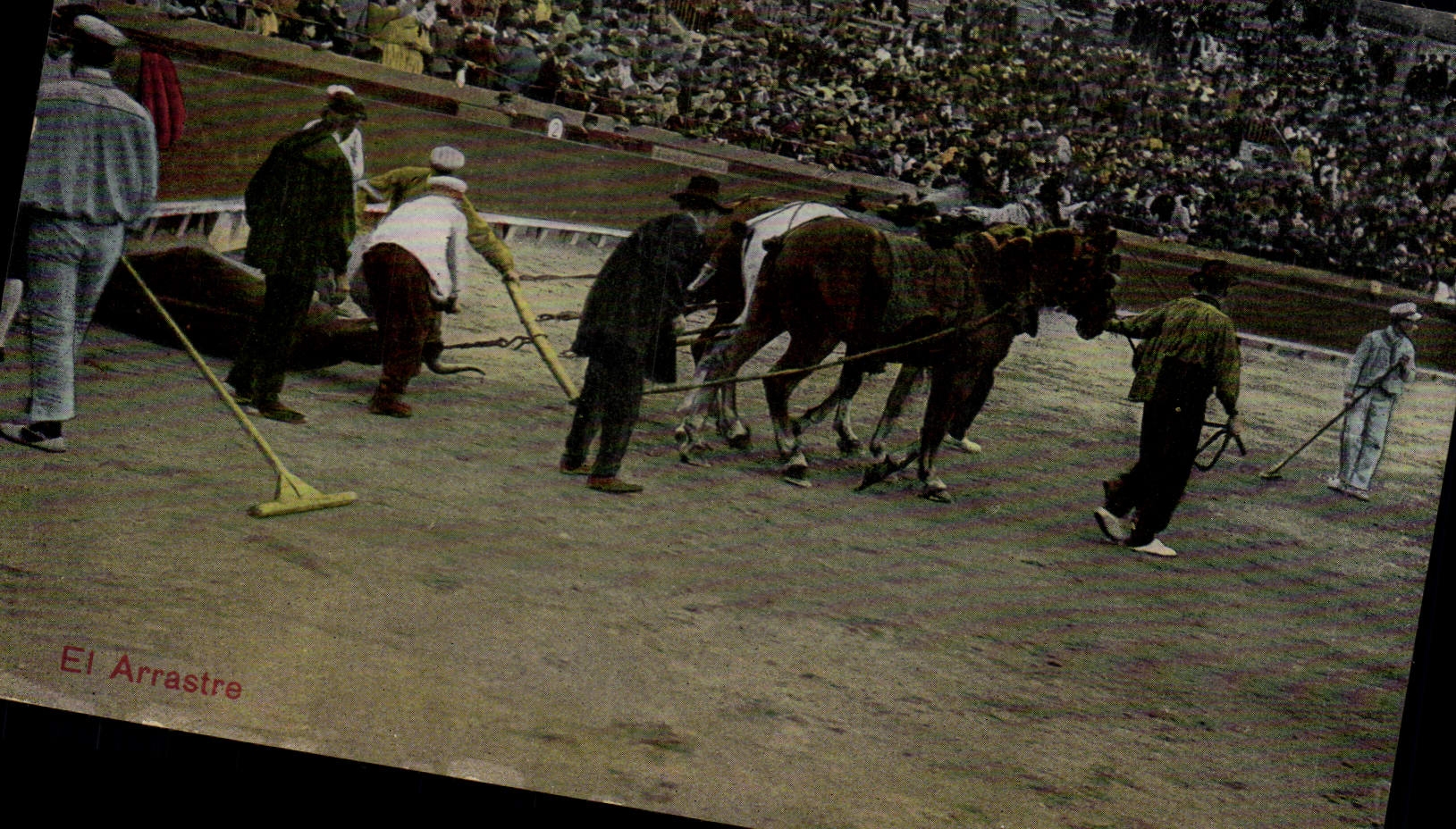 CPA Corrida Course de taureaux El arrastre