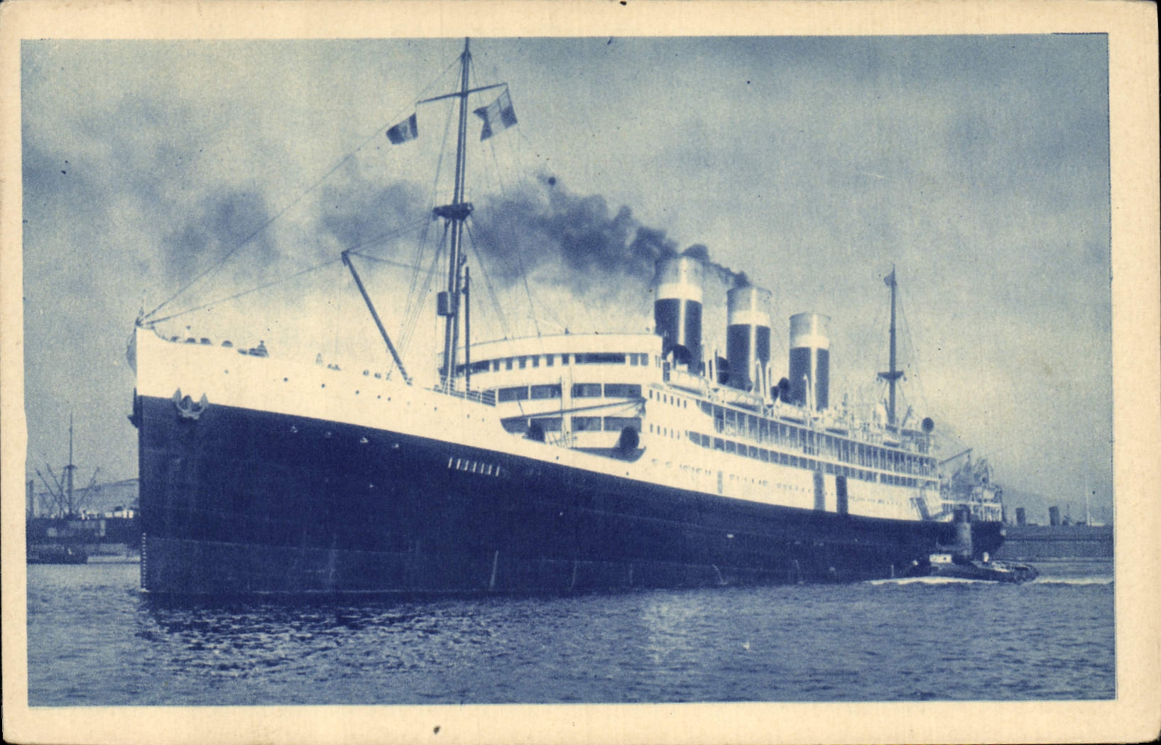 CPA Bateau Paquebot Patria 