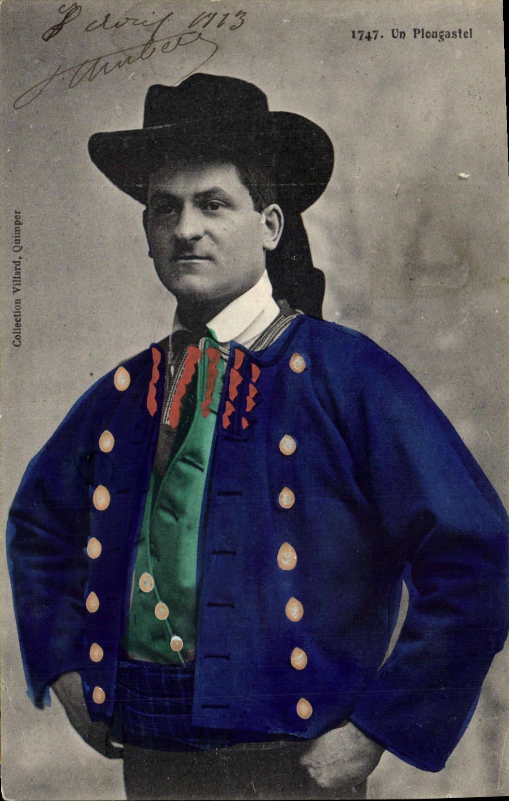 CPA Folklore Un Plougastel 