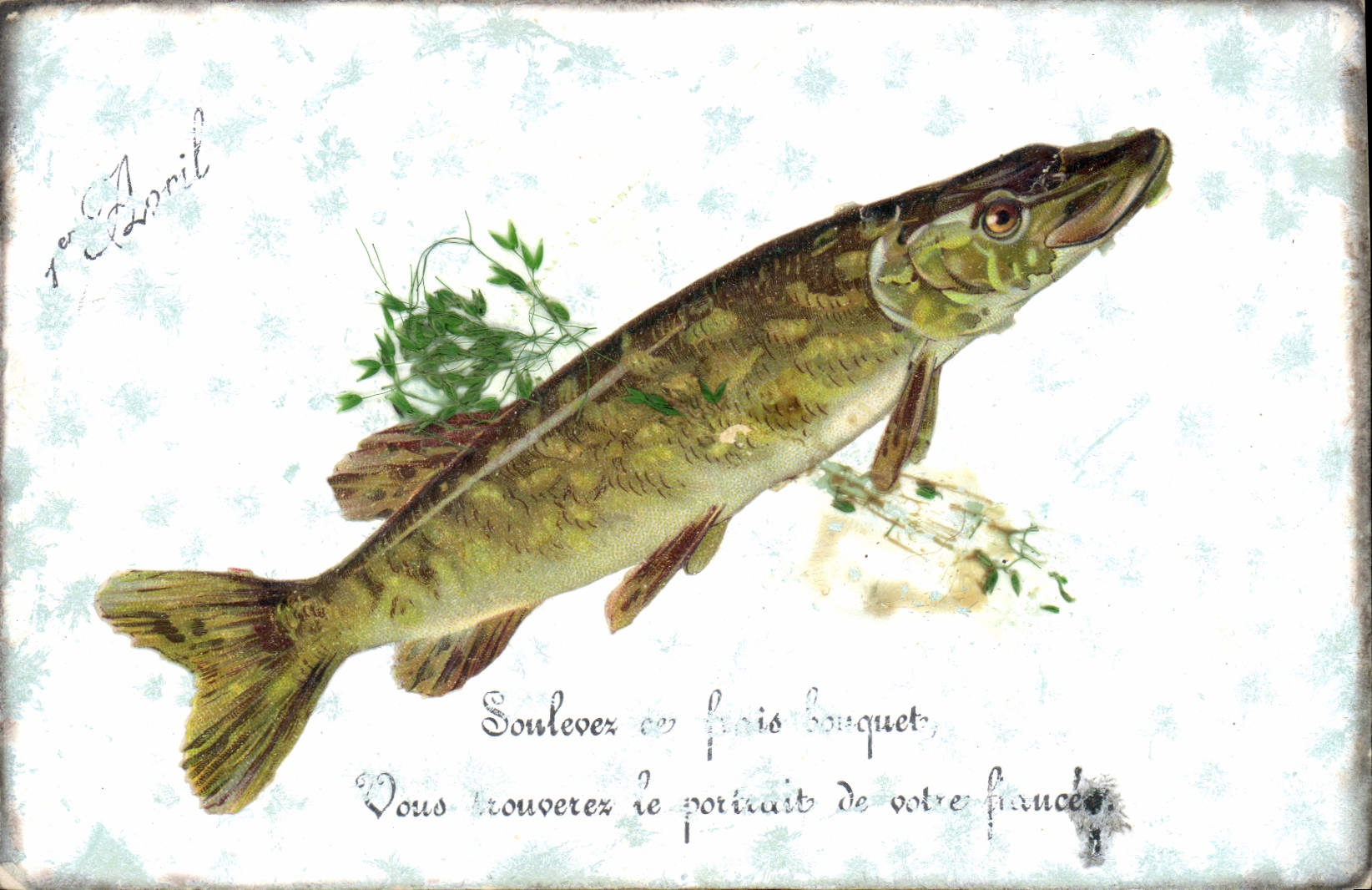 CPA Fantaisie Paques 1er Avril 