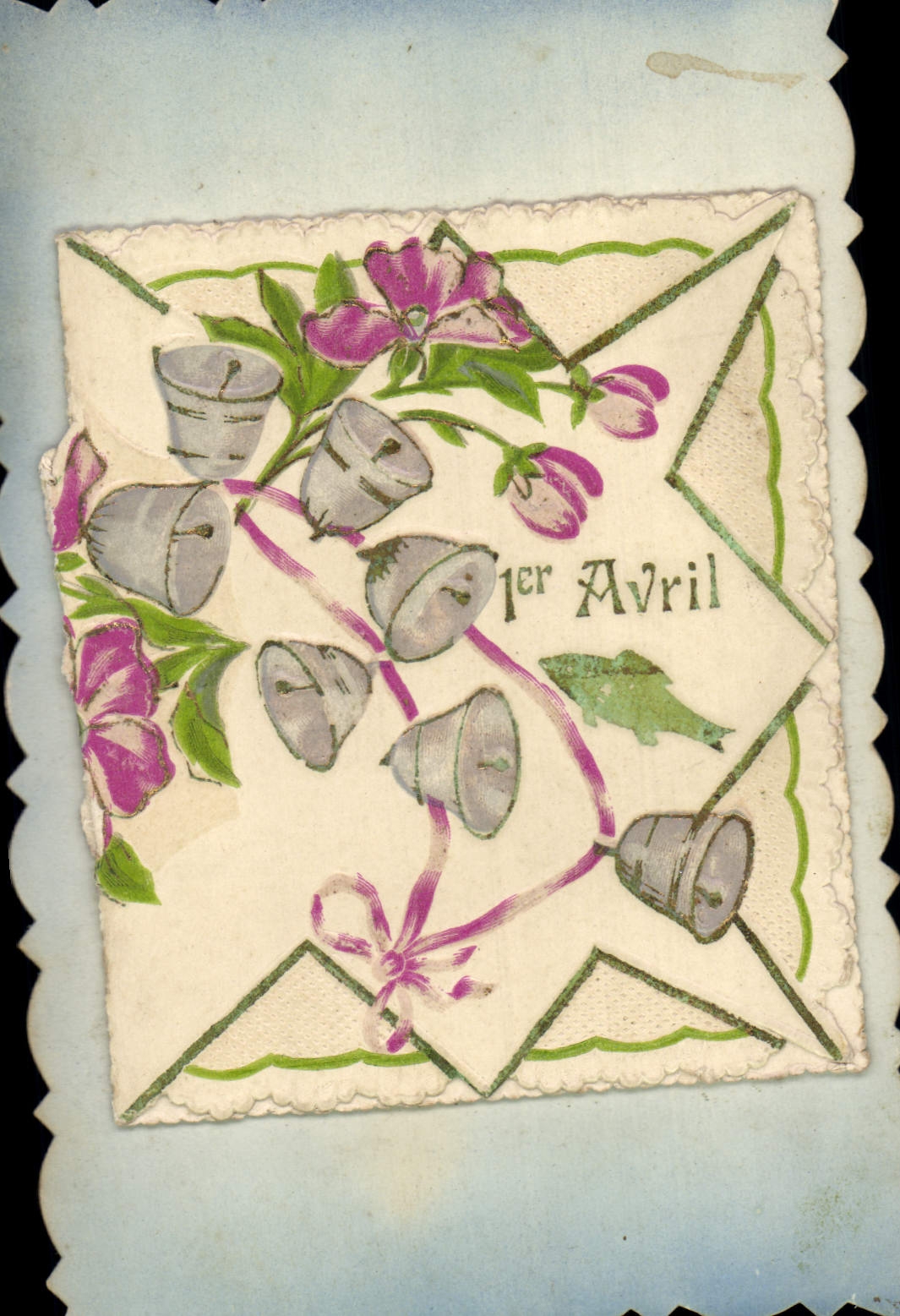 CPA Fantaisie Paques 1er Avril 